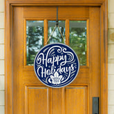 Toronto Maple Leafs Holiday Round Door Décor with Hanging Rope, 18x18 - NHL Home