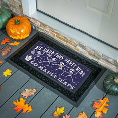 Toronto Maple Leafs Flocked Coir Halloween Sassafras Switch Mat, 22"x1 - NHL