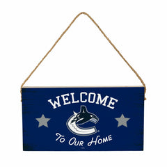 Vancouver Canucks Wood Wall Sign, 6x11 - NHL Home