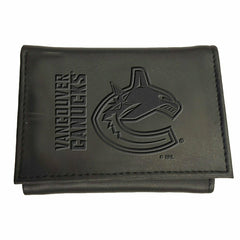Vancouver Canucks, Tri-Fold Wallet, Black - NHL Home