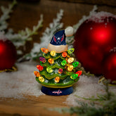 4" Mini LED Tabletop Christmas Tree, Set of 2, Washington Capitals - NHL Home