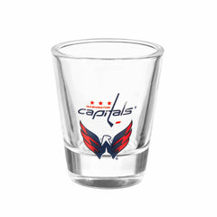 Washington Capitals 4-Piece Ceramic and Glass 2oz. Shot Glass Set - NHL Home