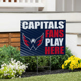 Washington Capitals Coroplast Yard Sign "Fans Play Here" - NHL Home