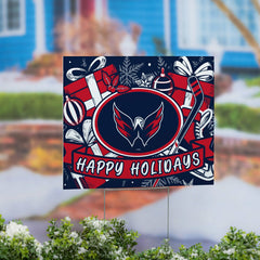 Washington Capitals Yard Sign, Holiday - NHL Home