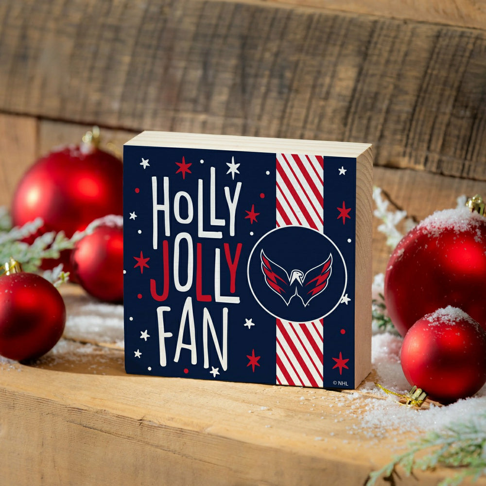 Washington Capitals Block, Holiday, 6x6 - NHL Home