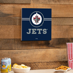 Winnipeg Jets Wood Wall Sign, 12x12 - NHL Home