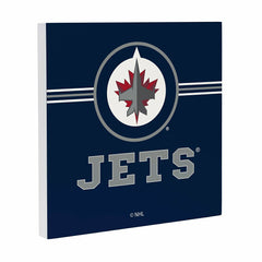 Winnipeg Jets Wood Wall Sign, 12x12 - NHL Home