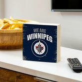 Winnipeg Jets Plock, Down Home Fans, 6x6 - NHL Home
