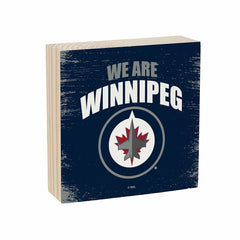 Winnipeg Jets Plock, Down Home Fans, 6x6 - NHL Home