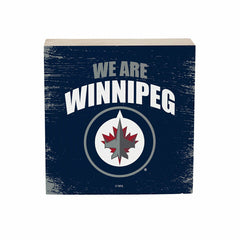 Winnipeg Jets Plock, Down Home Fans, 6x6 - NHL Home