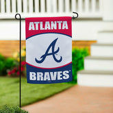 Atlanta Braves Suede Garden Flag - MLB Home