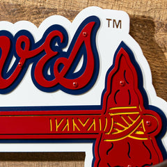 Atlanta Braves Premier Metal Wall Art - MLB Home