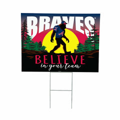 Atlanta Braves Yard Sign, Bigfoot - MLB Home
