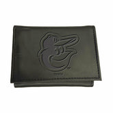 Baltimore Orioles Tri-Fold Wallet Black - MLB Home