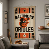 Baltimore Orioles, Canvas Wall Tapestry, Large, 54x36 - MLB Home