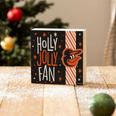 Baltimore Orioles Block, Holiday, 6x6 - MLB Home