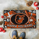 Baltimore Orioles Holiday PVC Mat, 28"x16" - MLB