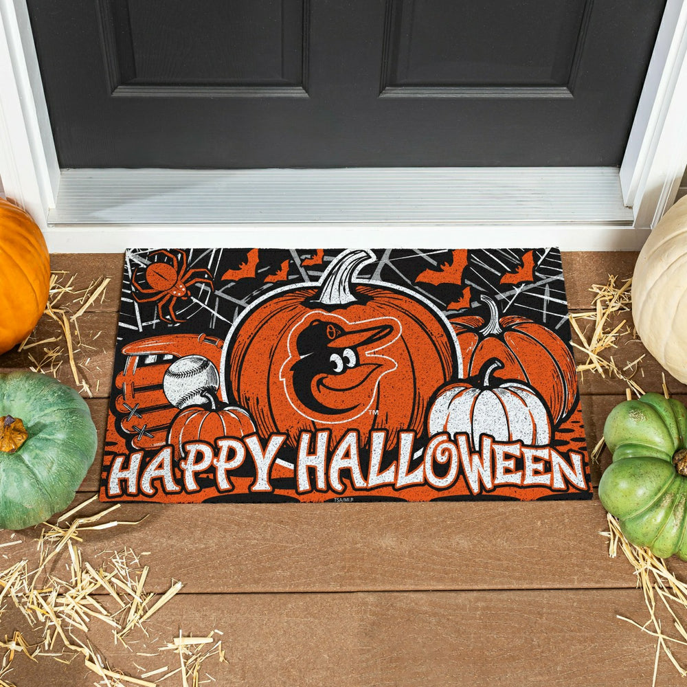 Baltimore Orioles Halloween PVC Mat, 28"x16" - MLB