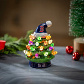 Boston Red Sox 4" Mini LED Tabletop Christmas Tree, Set of 2 - MLB Home