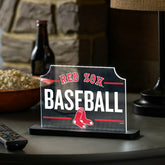 Boston Red Sox Baseball Rectangle Desklite LED Decor - MLB Home