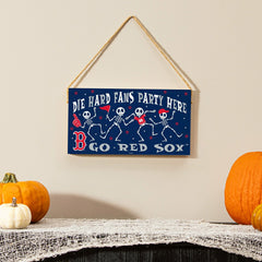 Boston Red Sox Halloween Wood Wall Sign, 6x11 - MLB Home