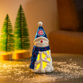 Chicago Cubs Snowman LED Statuary, 8" - MLB Home