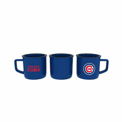 Chicago Cubs Ceramic Camp Cup with Enamel Finish, 14oz - MLB Home