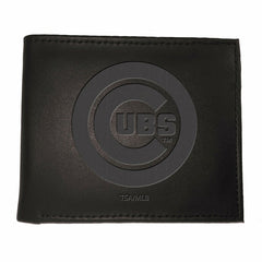 Chicago Cubs Bi-Fold Wallet Black - MLB Home