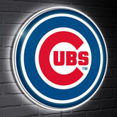 Chicago Cubs LED Wall Decor, Glazelite, Logo - MLB Home