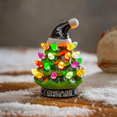 Chicago White Sox 4" Mini LED Tabletop Christmas Tree, Set of 2 - MLB Home