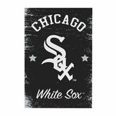 Chicago White Sox Wood Wall Sign, 16x24 - MLB Home