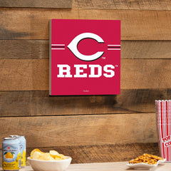 Cincinnati Reds Wood Wall Sign, 12x12 - MLB Home