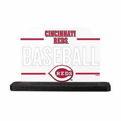 Cincinnati Reds Baseball Rectangle Desklite LED Decor - MLB Home