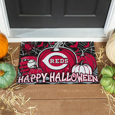 Cincinnati Reds Halloween PVC Mat, 28"x16" - MLB