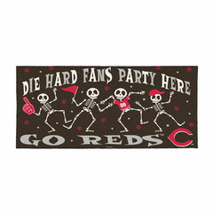 Cincinnati Reds Flocked Coir Halloween Sassafras Switch Mat, 22"x10" - MLB