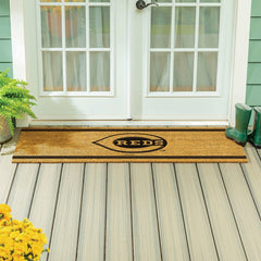 Cincinnati Reds Extra Large One Color Coir Mat, 60"x24" - MLB