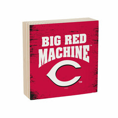 Cincinnati Reds Plock, Down Home Fans, 6x6 - MLB Home