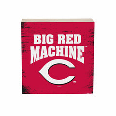 Cincinnati Reds Plock, Down Home Fans, 6x6 - MLB Home