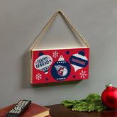 Cleveland Guardians Holiday Wood Wall Sign, 6x11 - MLB Home