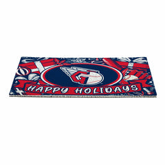 Cleveland Guardians Holiday PVC Mat, 28"x16" - MLB