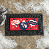 Cleveland Guardians Holiday Flocked Coir Sassafras Switch Mat, 22"x10" - MLB