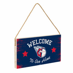 Cleveland Guardians Wood Wall Sign, 6x11 - MLB Home