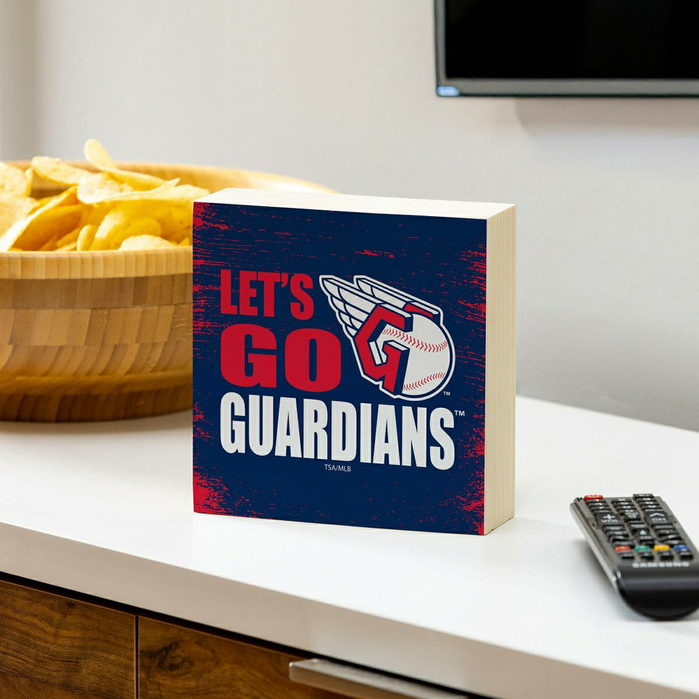 Cleveland Guardians Plock, Down Home Fans, 6x6 - MLB Home