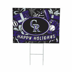 Colorado Rockies Yard Sign, Holiday - MLB Home