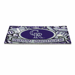 Colorado Rockies Holiday PVC Mat, 28"x16" - MLB