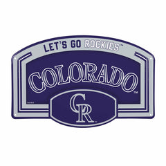Colorado Rockies USA Embossed Steel Wall Sign, 11" x 17" - MLB Home