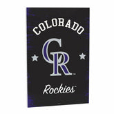 Colorado Rockies Wood Wall Sign, 16x24 - MLB Home