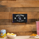 Colorado Rockies Wood Wall Sign, 6x11 - MLB Home