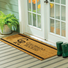 Colorado Rockies Extra Large One Color Coir Mat, 60"x24" - MLB