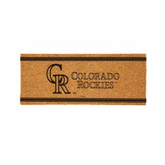 Colorado Rockies Extra Large One Color Coir Mat, 60"x24" - MLB